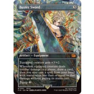 (FOIL)(Full Art)Buster Sword [English] [FIN 1枚
