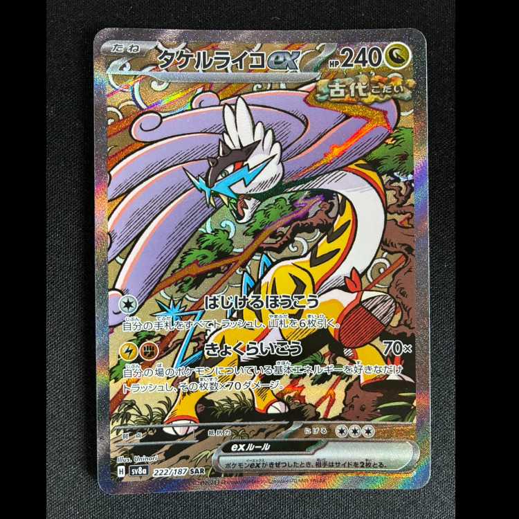 タケルライコex SAR 222/187 1枚