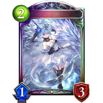 〔状態A-〕銀氷のドラゴニュート・フィルレイン(ANV)【リアルプロモ】{-}《ドラゴン》 1