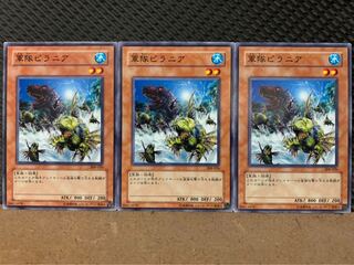 【ぽぽたん】遊戯王 4334 軍隊ピラニア 3枚 ノーマル