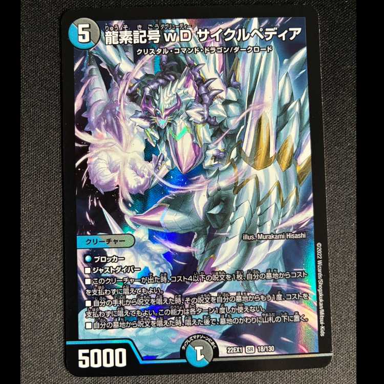 龍素記号wD サイクルペディア SR 18/130 1枚