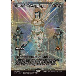 (フラクチャーFOIL)呪い布の包帯/Cursecloth Wrappings《英語》【DFT】 1枚