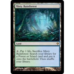 [EX]霧深い雨林/Misty Rainforest《英語》【ZEN】 1枚