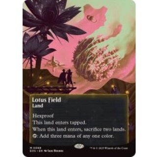 [EX](FOIL)(フルアート)(0068)睡蓮の原野/Lotus Field《英語》【EOS】 1