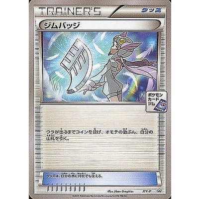 〔状態B〕ジムバッジ(ナギ)【P】{XY-P} 1枚