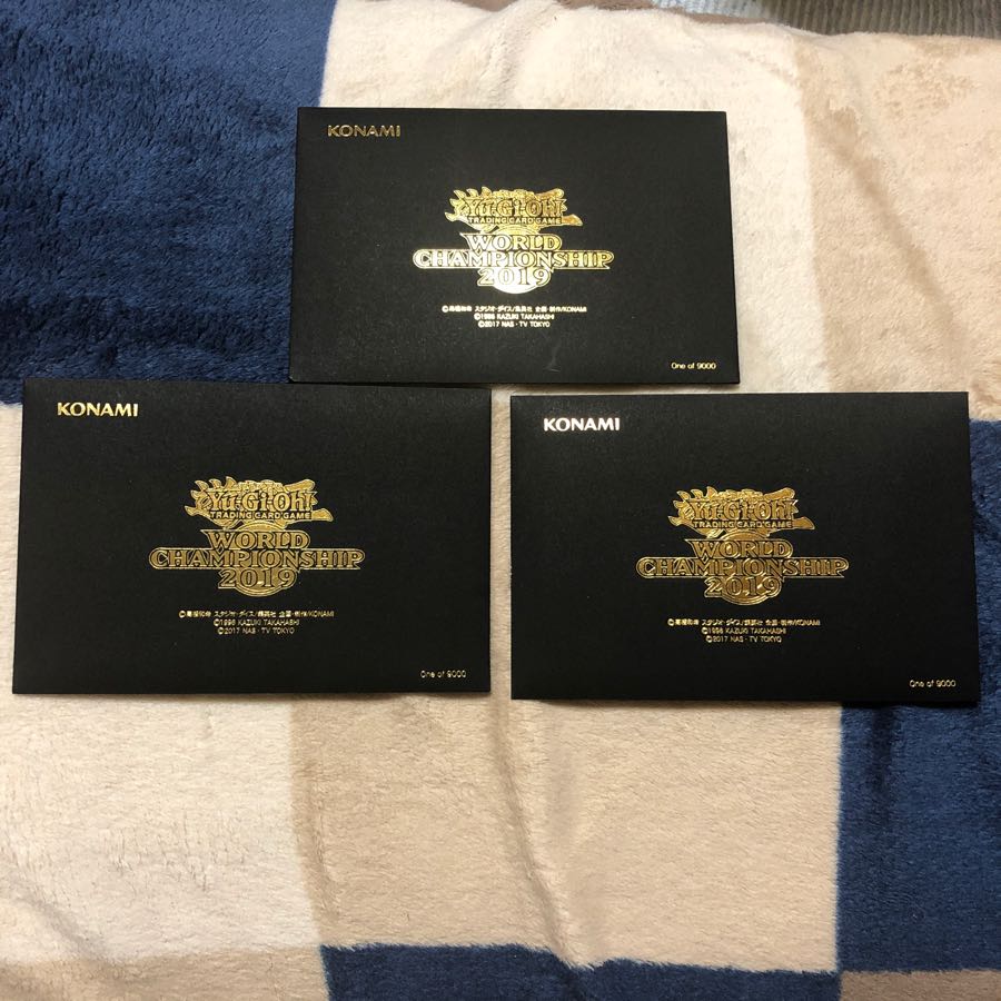 遊戯王 wcs2019 黒封筒 未開封 3セット 真紅眼の黒竜 死者蘇生 1BOX