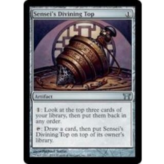 [EX+]師範の占い独楽/Sensei's Divining Top《英語》【CHK】 1枚