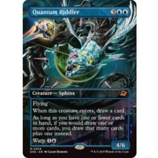 (FOIL)(フルアート)量子の謎かけ屋/Quantum Riddler《英語》【EOE】 1枚