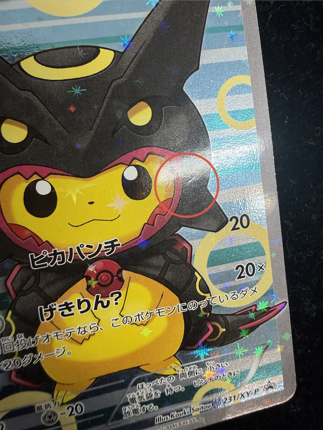 Pikachu in a poncho [State B] {231/XY-P} 1枚