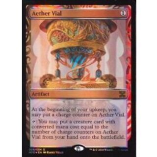 [EX+](全面光沢FOIL)霊気の薬瓶/AEther Vial《英語》【MPS】 1枚