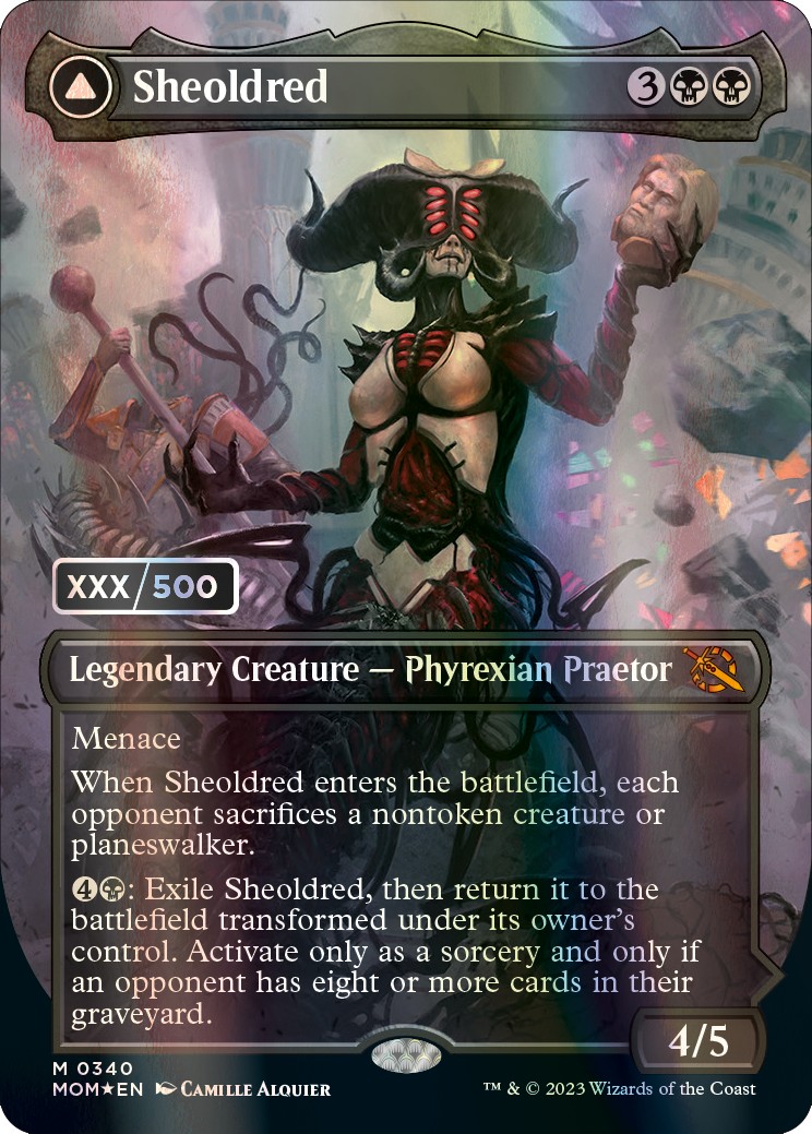 [EX+](Double Rainbow FOIL) Sheoldred [English] [MOM 1枚