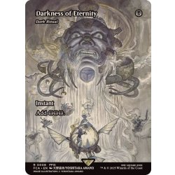 [EX](FOIL)永遠の闇/Darkness of Eternity　//　暗黒の儀式/Dark Ritual《英語》【FCA】 1枚