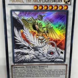 Yu-Gi-Oh! English Michael, the Arch-Lightsworn 1st SDLI Ultra