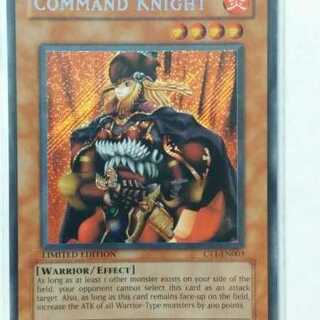 遊戯王 英語 コマンド・ナイト CT1 シークレット EX