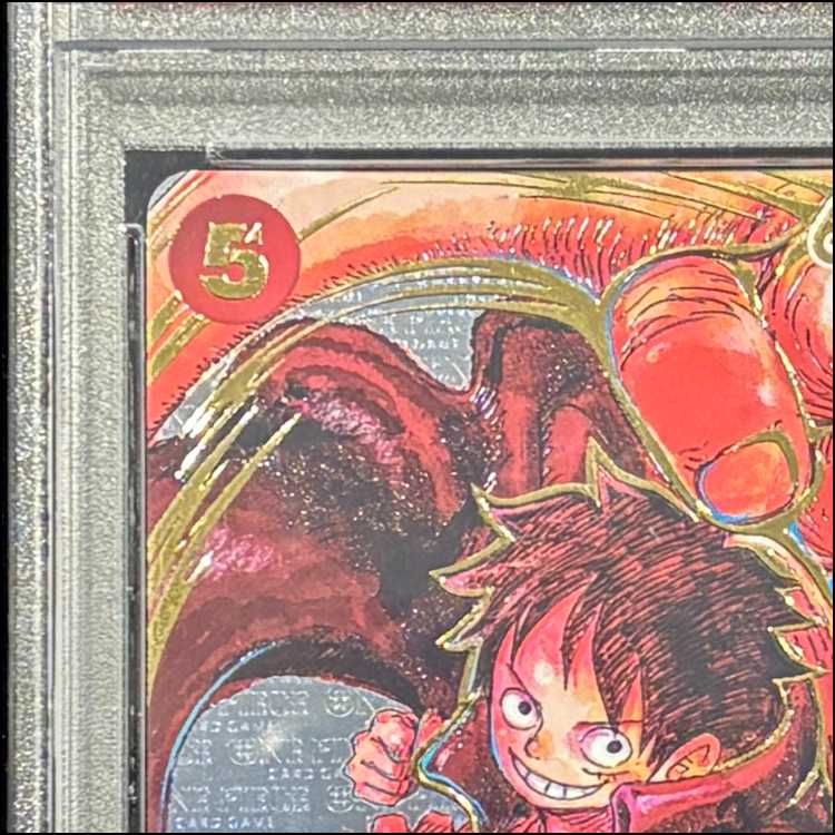 PSA10] Monkey D. Luffy (Parallel) (Signed) P-SR ST01-012 1枚