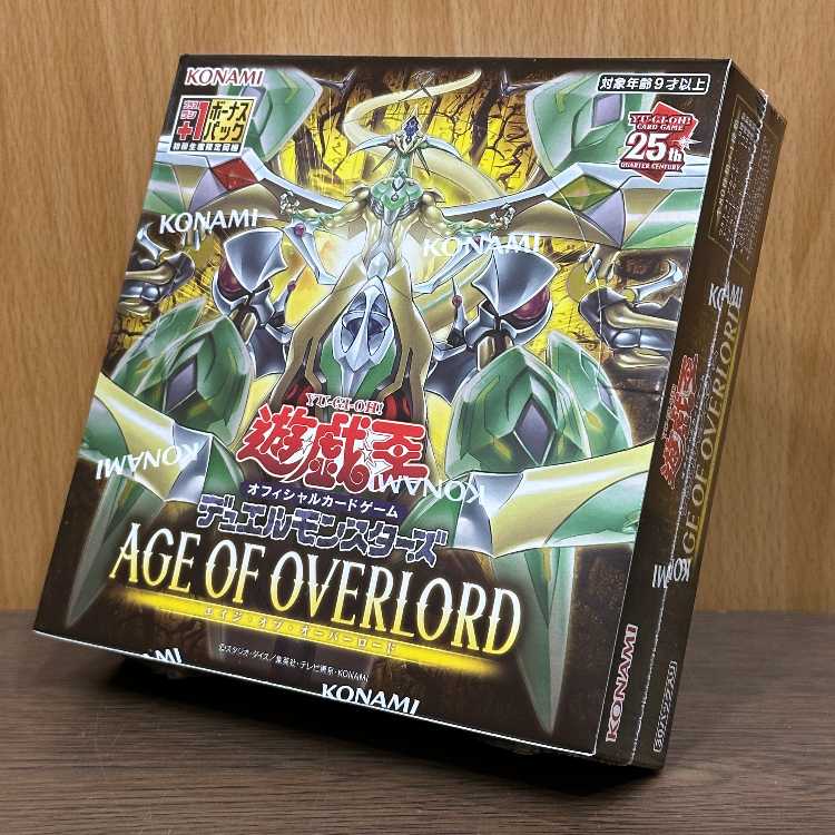 遊戯王 AGE OF OVERLORD 未開封BOX 1BOX