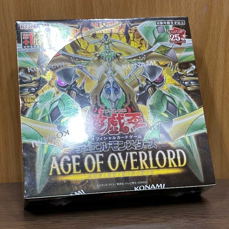 遊戯王 AGE OF OVERLORD 未開封BOX 1BOX
