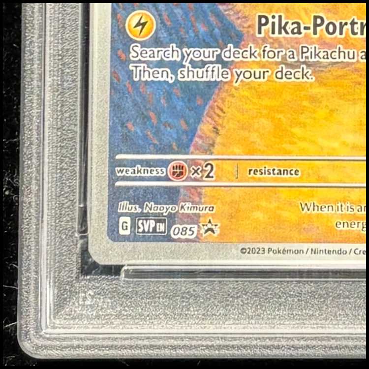 PSA10] Pikachu Van Gogh Promo, Opened PROMO 085/SVP 1枚