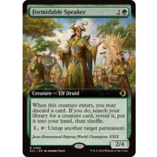 [EX+](FOIL)(Full Art)Extraordinary Storyteller/Formidable Speaker [English] [ECL 1