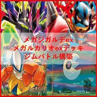 Pokémon Card Deck Mega Zygardeex Mega Lucarioex [04588]. 1枚