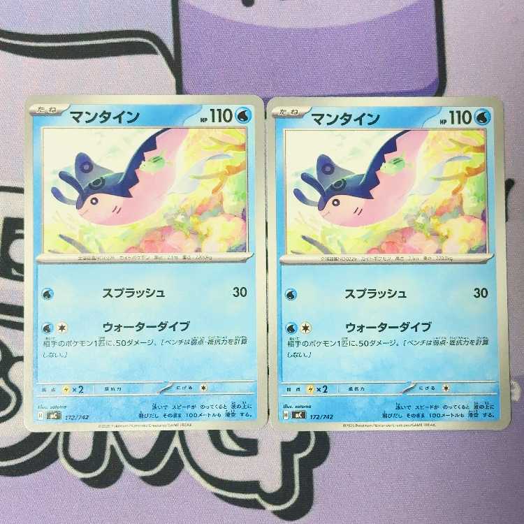 Mantine TD 172/742 2枚