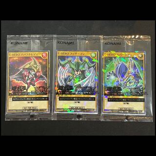 Unopened EHERO Burst Lady Normal Parallel RD/711D-JP002 EHERO Featherman Normal Parallel RD/711D-JP001 EHERO Sparkman Normal Parallel RD/711D-JP003 Set of 3 1枚