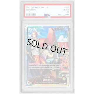PSA10 certified] Shanks (English version / illust:SENNSU) [L] {OP09-001} 1
