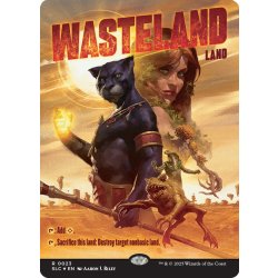 [EX+](FOIL)(0023)Wasteland/Wasteland [English] [SLC]. 1枚