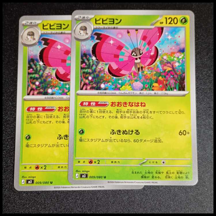 Vivillon U 009/080 2枚