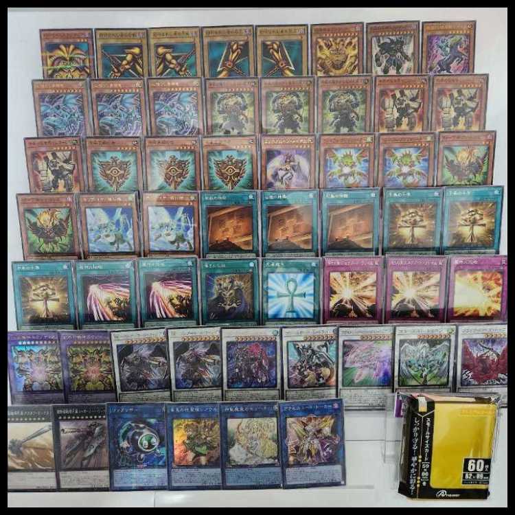 山屋 即日発送 千年エクゾディアデッキ 構築済みデッキ 千年の眠りから覚めし原人 幻の召喚神エクゾディア 怒りの業火 エクゾード・フレイム 千年の十字 ホップ・イヤー飛行隊 魂宿りし暗黒騎士ガイア 1枚 1枚