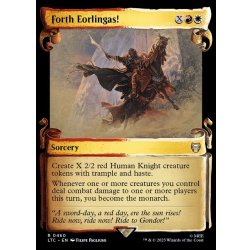[EX+](Silver Screen FOIL)(Showcase Frame) Forward, Children of the House of Eor! /Forth Eorlingas!《English》[LTC]. 1枚