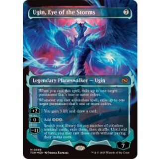 (FOIL)(Showcase frame) Eye of the Storm, Ugin, Eye of the Storms [English] [TDM 1枚