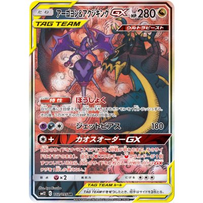 アーゴヨン＆アクジキングGX(SA)【SR】{102/095} 1枚