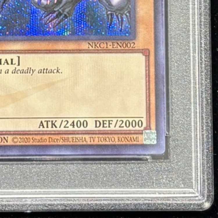 【PSA10】真紅眼の黒竜 (英語版/ナイキロゴ) [シークレット] {NKC1-EN002} 1枚