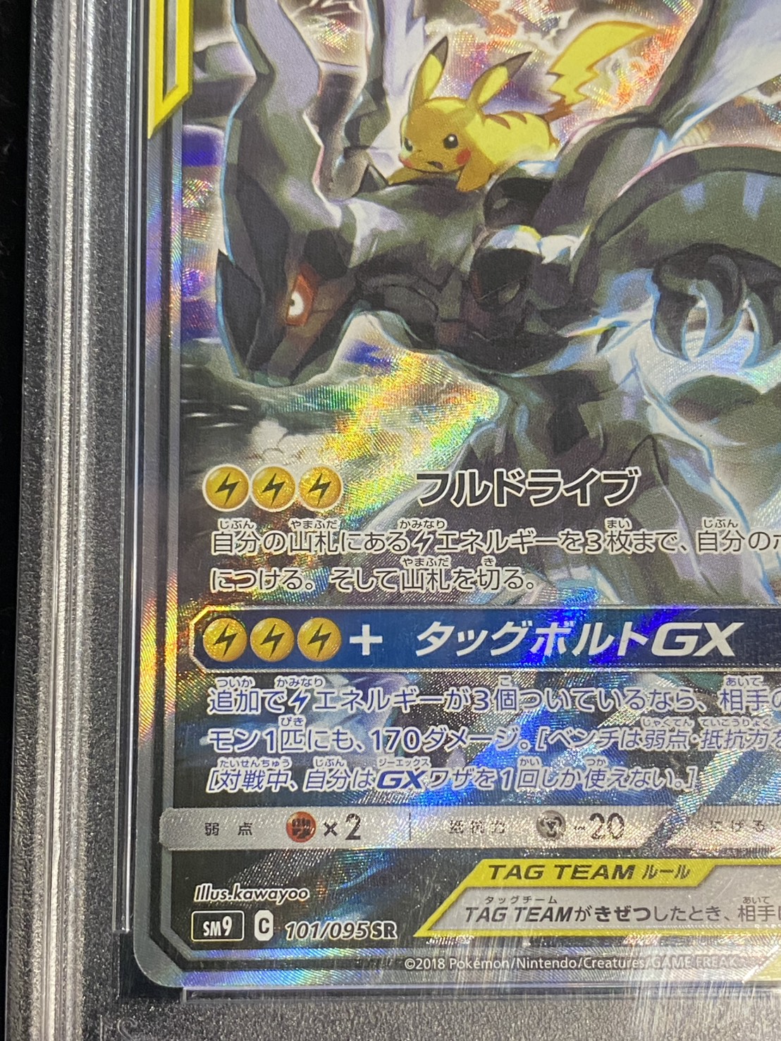 PSA10 certified] Pikachu & ZekromGX(SA) [SR] {101/095} 1枚