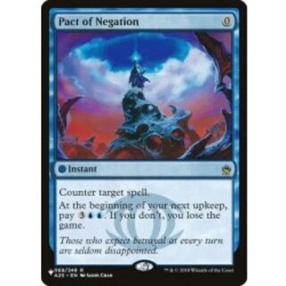 否定の契約/Pact of Negation《英語》【Reprint Cards(The List)】 1枚
