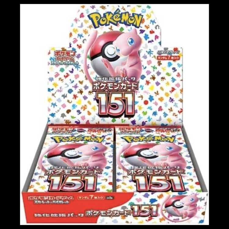 強化拡張パック「ポケモンカード151(イチゴーイチ)」 未開封BOX 10BOX