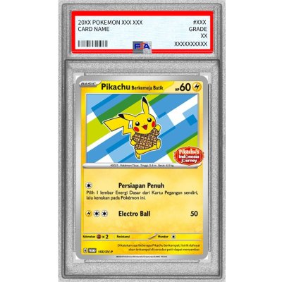 〔※状態難/PSA10鑑定済〕バティックシャツのピカチュウ(ヒトデマン柄)【P】{155/SV-P} 1枚