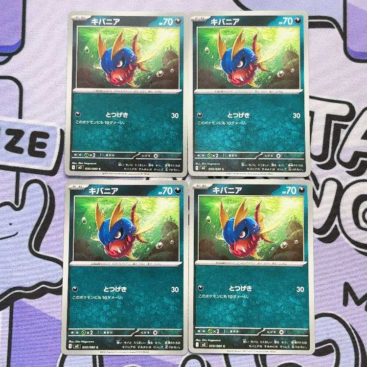 キバニア C 050/080 4枚