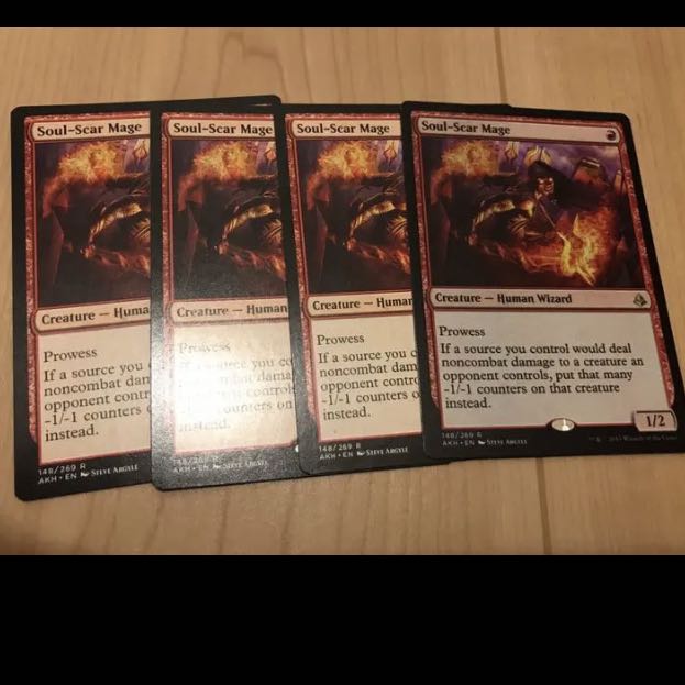 mtg 損魂魔道士 英語版 4枚セット 4枚