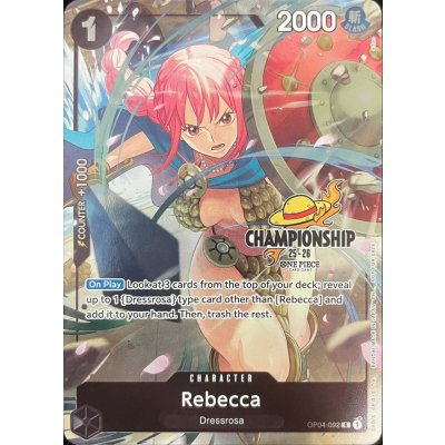 レベッカ(英語版/CS25-26/フルアート/foil/illust:otton)【R】{OP04-092} 1枚