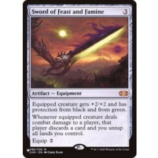 [EX+]Sword of Feast and Famine/Sword of Feast and Famine [English] [Reprint Cards(The List)]. 1枚