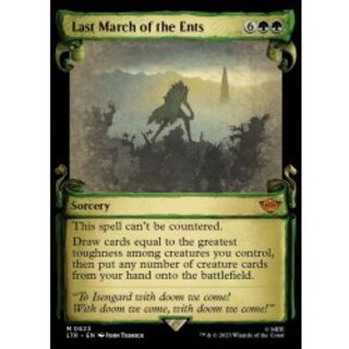 (銀幕FOIL)(ショーケース枠)エント最後の進軍/Last March of the Ents《英語》【LTR】 1枚