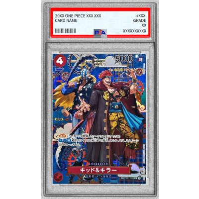 〔PSA10鑑定済〕キッド&キラー(パラレル/SP/和柄/illust:Katsuo Tadano)【SP】{EB01-003[OP14]} 1枚