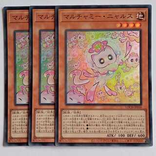 マルチャミー・ニャルス【スーパーレア】(3枚セット) LOCH-JP048 遊戯王 トレカ道 1枚