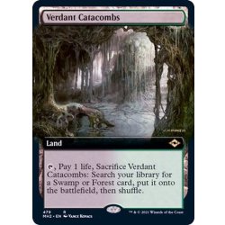 (FOIL)(フルアート)新緑の地下墓地/Verdant Catacombs《英語》【MH2】 1枚