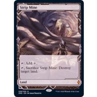 [EX+](FOIL)(フルアート)露天鉱床/Strip Mine《英語》【ZNE】 1枚