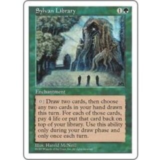 [EX+]森の知恵/Sylvan Library《英語》【5ED】 1枚