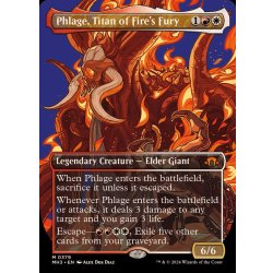(FOIL)(フルアート)火の怒りのタイタン、フレージ/Phlage, Titan of Fire's Fury《英語》【MH3】 1枚