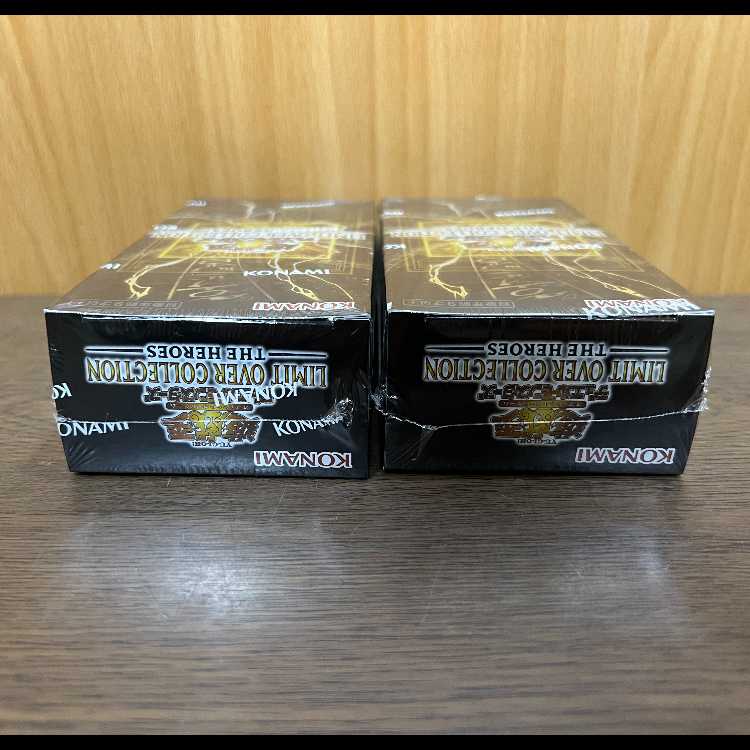 遊戯王 LIMIT OVER COLLECTION THE HEROES 未開封BOX 2BOX